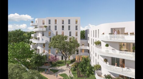 Programme immobilier neuf TRINITY - Montpellier : appartements neufs du studio au 5 pièces proche future ligne de tram 5 (34000) - Référence : 8246