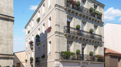 Programme immobilier neuf FAUBOURG DU COURREAU - Montpellier : Appartements studio–T3 avec balcons, déficit foncier et proximité centre historique (34000) - Référence : 14721