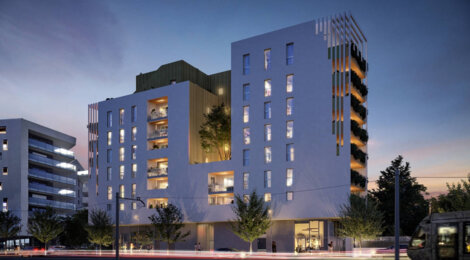 Programme immobilier neuf Australis - Montpellier : Appartements T2–T4 avec terrasses végétalisées, rooftop et proximité Port Marianne (34000) - Référence : 6837