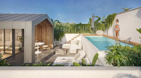 Programme immobilier neuf RESIDENCE THEIA - Montpellier : Appartements T2–T5 avec terrasses, parking sécurisé et proximité parc Montcalm (34000) - Référence : 14814