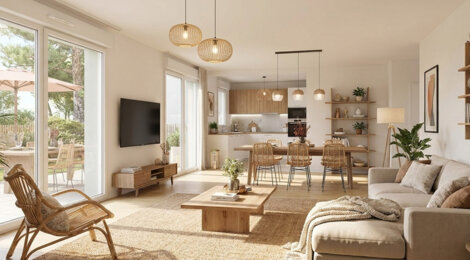 Programme immobilier neuf ATRIA - Montpellier proche centre avec tram et quartier en évolution (34000) - Référence : 17146