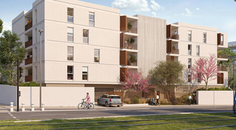 Programme immobilier neuf ATRIA - Montpellier proche centre avec tram et quartier en évolution (34000) - Référence : 17146
