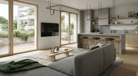 Programme immobilier neuf villa laures - Montpellier quartier Nouvelle Mairie près tram et centre ville (34000) - Référence : 9067