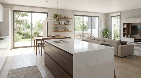 Programme immobilier neuf patio quattro camini - Montpellier résidence intimiste avec vie de quartier proche hypercentre (34000) - Référence : 16803