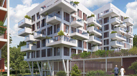 Programme immobilier neuf Terra Sud - Montpellier résidence neuve à 200 m du tram T4 (34000) - Référence : 17416