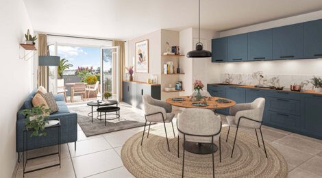 Programme immobilier neuf Terra Sud - Montpellier résidence neuve à 200 m du tram T4 (34000) - Référence : 17416