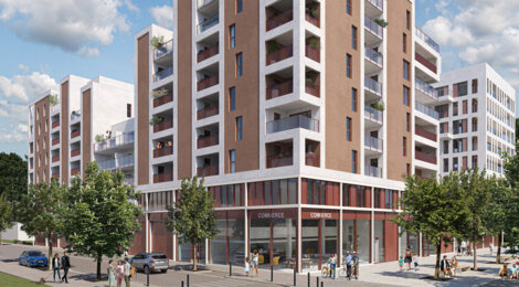 Programme immobilier neuf Terra Sud - Montpellier résidence neuve à 200 m du tram T4 (34000) - Référence : 17416