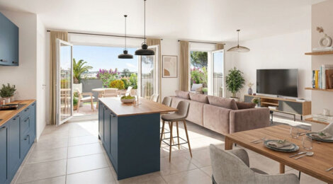 Programme immobilier neuf Terra Sud - Montpellier résidence neuve à 200 m du tram T4 (34000) - Référence : 17416