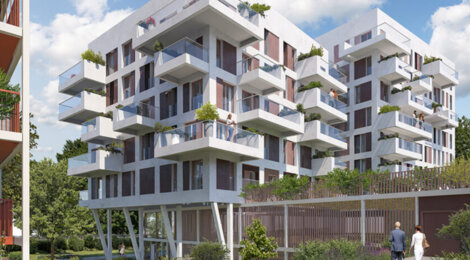 Programme immobilier neuf Terra Alba - Montpellier résidence végétalisée proche gare Saint-Roch (34000) - Référence : 17800