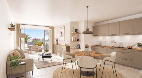 Programme immobilier neuf Terra Alba - Montpellier résidence végétalisée proche gare Saint-Roch (34000) - Référence : 17800