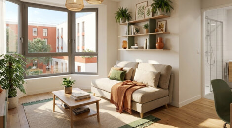 Programme immobilier neuf DOC SWEET HOME - Montpellier studios étudiants proches CHU Saint-Éloi (34000) - Référence : 16805