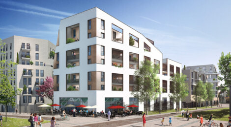 Programme immobilier neuf QUARTIER NATURE - Montreuil : 70 appartements T1–T5 avec balcons, terrasses et luminosité dans le quartier Branly-Boissière (93100) - Référence : 11763