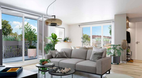 Programme immobilier neuf VILLA 32 - Montreuil, logements neufs et proximité Parc Montreau à 15 min du RER E (93100) - Référence : 8969