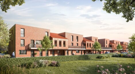 Programme immobilier neuf Le Myriel - Montreuil-sur-Mer : appartements neufs du 2 au 4 pièces au pied des remparts historiques (62170) - Référence : 11458