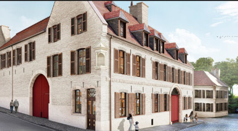 Programme immobilier neuf Hotel de la cour de France - Montreuil-sur-Mer réhabilitation près des remparts (62170) - Référence : 15814
