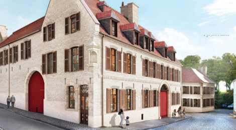 Programme immobilier neuf L'HOTEL DE LA COUR DE FRANCE - Montreuil-sur-Mer réhabilitation proche des remparts (62170) - Référence : 15840