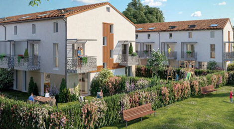 Programme immobilier neuf Le Domaine de Lalande - Montussan : Appartements T2–T3 avec jardins privatifs et luminosité naturelle à 25 min de Bordeaux centre (33450) - Référence : 4674