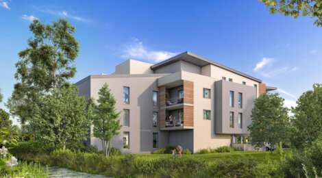 Programme immobilier neuf Le Chant de l'O - Montville : appartements neufs du 2 au 4 pièces à 500 m de la gare (76710) - Référence : 15567