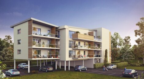 Programme immobilier neuf Le Chant de l'O - Montville : appartements neufs du 2 au 4 pièces à 500 m de la gare (76710) - Référence : 15567