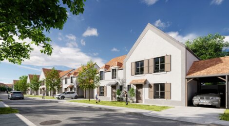 Programme immobilier neuf L'Orée du Château - Morainvilliers : maisons et appartements neufs T2–T6 à 15 min du RER A et Ligne J (78630) - Référence : 9685