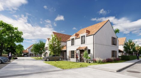 Programme immobilier neuf L'Orée du Château - Morainvilliers : maisons et appartements neufs T2–T6 à 15 min du RER A et Ligne J (78630) - Référence : 9685