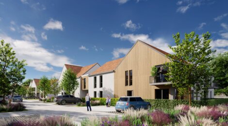 Programme immobilier neuf L'Orée du Château - Morainvilliers : maisons et appartements neufs T2–T6 à 15 min du RER A et Ligne J (78630) - Référence : 9685