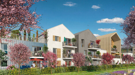Programme immobilier neuf GAIA - Morangis : Appartements T2–T4 avec balcons, jardins partagés et digicode proche du Parc Champagne (91420) - Référence : 5938