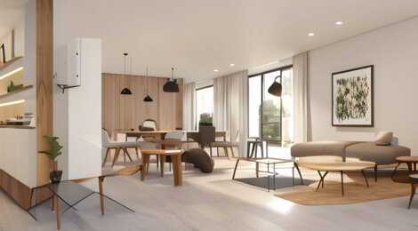 Programme immobilier neuf GAIA - Morangis : Appartements T2–T4 avec balcons, jardins partagés et digicode proche du Parc Champagne (91420) - Référence : 5938