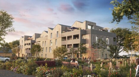 Programme immobilier neuf TERRASILVA - Mordelles : 42 logements neufs T2–T3 dans le quartier du Val de Sermon (35310) - Référence : 15317