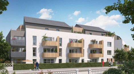Programme immobilier neuf Bohème - Mordelles : appartements neufs du 2 au 4 pièces en centre-ville verdoyant (35310) - Référence : 14924
