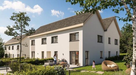 Programme immobilier neuf LES CARRES NOMU - Morschwiller-le-Bas : Appartements T4–T5 avec terrasses, jardins privatifs et proximité centre village (68790) - Référence : 7246