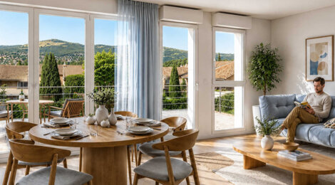 Programme immobilier neuf Le Clos de la Magnanerie - Mouans-Sartoux proche de Sophia Antipolis et Cannes (06370) - Référence : 18354