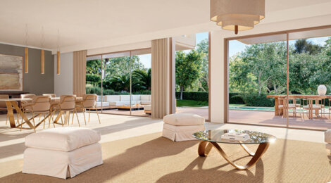 Programme immobilier neuf LES GRANDES BASTIDES - Mougins domaine privé avec villas proche Riviera (06250) - Référence : 17356