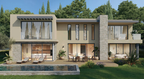 Programme immobilier neuf LES COSTES - DOMAINE PRIVE - Mougins domaine privé villas de luxe à quelques minutes du Vieux Village (06250) - Référence : 17154