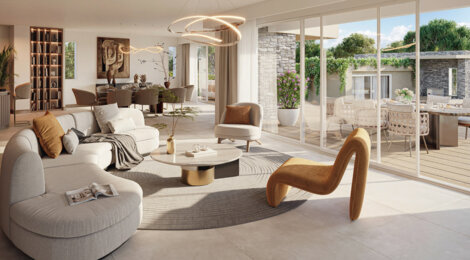 Programme immobilier neuf LES COSTES - DOMAINE PRIVE - Mougins domaine privé villas de luxe à quelques minutes du Vieux Village (06250) - Référence : 17154
