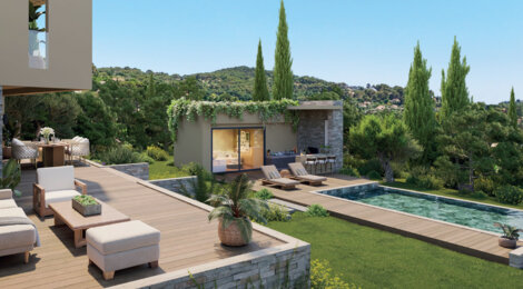 Programme immobilier neuf LES COSTES - DOMAINE PRIVE - Mougins domaine privé villas de luxe à quelques minutes du Vieux Village (06250) - Référence : 17154