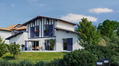 Programme immobilier neuf DOMAINE D OSTEBERRIA - Mouguerre à proximité de  Bayonne en 15 min (64990) - Référence : 15859