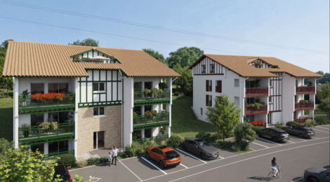 Programme immobilier neuf DOMAINE D OSTEBERRIA - Mouguerre à proximité de  Bayonne en 15 min (64990) - Référence : 15859