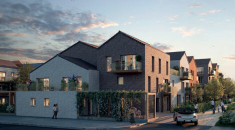 Programme immobilier neuf Le Clos Lorthiois - Mouvaux proche à pied du centre et du tramway (59420) - Référence : 15793