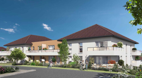 Programme immobilier neuf Les jardins des Prés Nouveaux - Mouxy : Appartements T2–T4 et maisons T5 avec balcons, jardins et proximité pistes de ski à 30 min (73100) - Référence : 6597