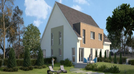 Programme immobilier neuf LES CARRÉS JAZZ - Muespach-Le-Haut : Maisons T5 avec jardins arborés et garages à 15 km de Bâle (68640) - Référence : 3417