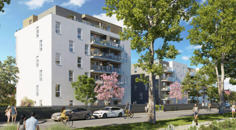 Programme immobilier neuf Les Bateliers -  Mulhouse : appartements neufs du 2 au 5 pièces à 10 min du centre-ville (68100) - Référence : 15553