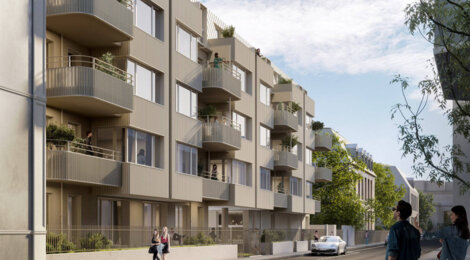 Programme immobilier neuf E[A]ST OPERA - Mulhouse : Appartements studio–T5 avec terrasses, parking sécurisé et domotique proche du centre-ville et quai de l'Alma (68100) - Référence : 14307