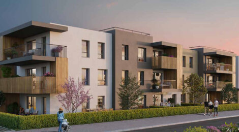 Programme immobilier neuf NUANCE GREEN - TR1 Libre - Mûres à proximité des lacs (74540) - Référence : 7932