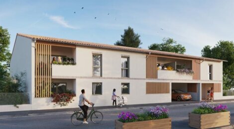 Programme immobilier neuf LA MÉSANGE - Muret : 17 appartements neufs intimistes près du Parc Clément AderMuret : 17 appartements neufs intimistes près du Parc Clément Ader (31600) - Référence : 7434