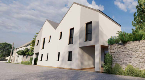 Programme immobilier neuf VAL D'AUBANCE - Mûrs-Erigné : Maisons T4 duplex avec jardins, terrasses et proximité écoles dans un quartier résidentiel (49130) - Référence : 12006
