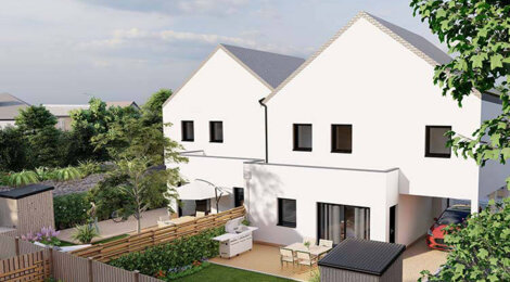 Programme immobilier neuf VAL D'AUBANCE - Mûrs-Erigné : Maisons T4 duplex avec jardins, terrasses et proximité écoles dans un quartier résidentiel (49130) - Référence : 12006