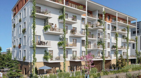 Programme immobilier neuf Les Rives d'Austra - Nancy cadre verdoyant dans le quartier Rives de Meurthe (54000) - Référence : 18061