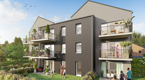 Programme immobilier neuf LES VILLAS DU PARC - Nancy logements neufs dans un quartier paysager (54000) - Référence : 17998