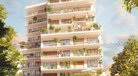 Programme immobilier neuf West Village - Tribeca - Nanterre : appartements neufs T2–T4 à 15 min de La Défense (92000) - Référence : 15874